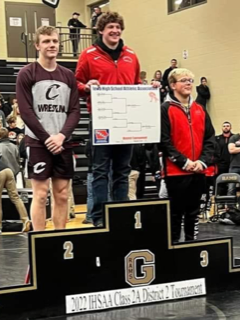 Binning Qualifies for State Wrestling