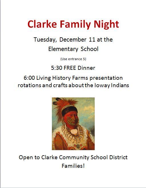 Clarke Family Night